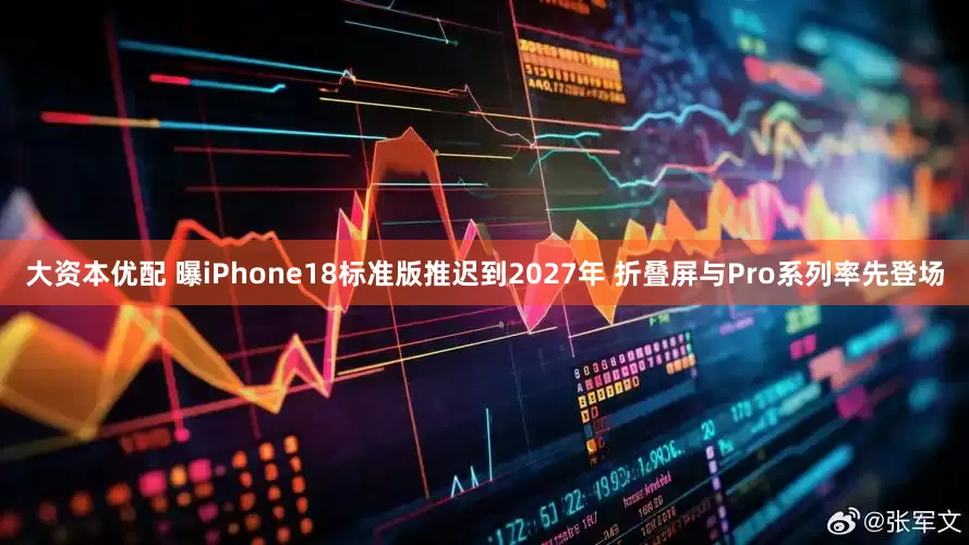 大资本优配 曝iPhone18标准版推迟到2027年 折叠屏与Pro系列率先登场